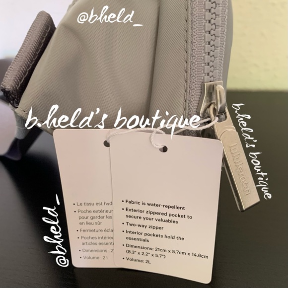 🆕 lululemon Everywhere Belt Bag *Large Version 2L Volume in Silver Drop New NWT - Picture 3 of 16